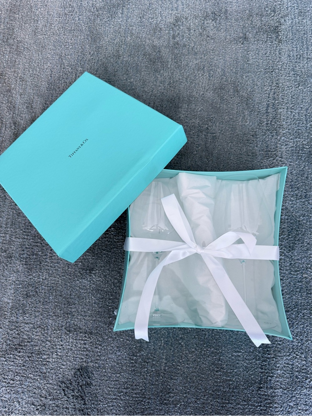 Tiffany Wine Glasses, Set of 2